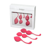Rimba silicone pink kegel balls training set - peaches and screams