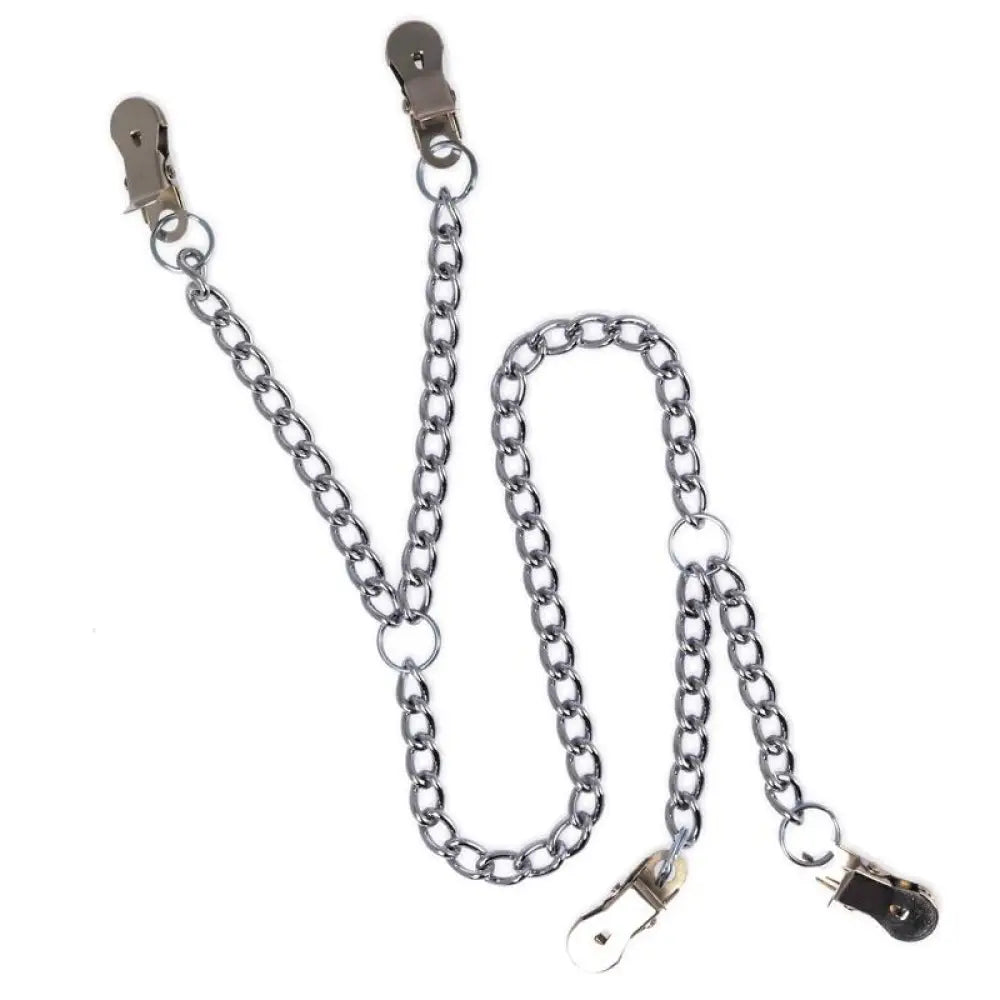 Rimba stainless steel silver nipple and labia clamps - peaches and screams