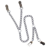 Rimba stainless steel silver nipple and labia clamps - peaches and screams
