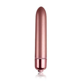 Rocks off 10 function pink waterproof mini bullet vibrator - peaches and screams