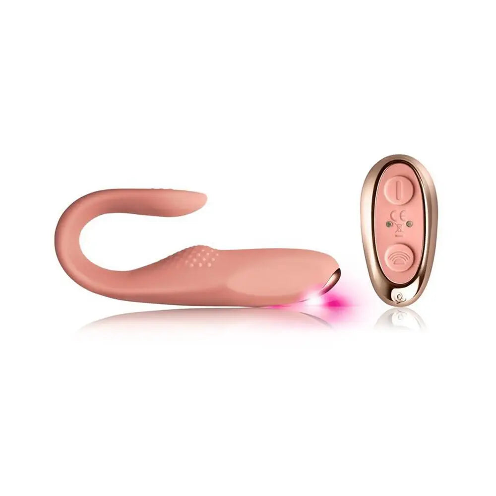 Rocks off 8.5 inch dual motors pink rechargeable vibrator - peaches and screams