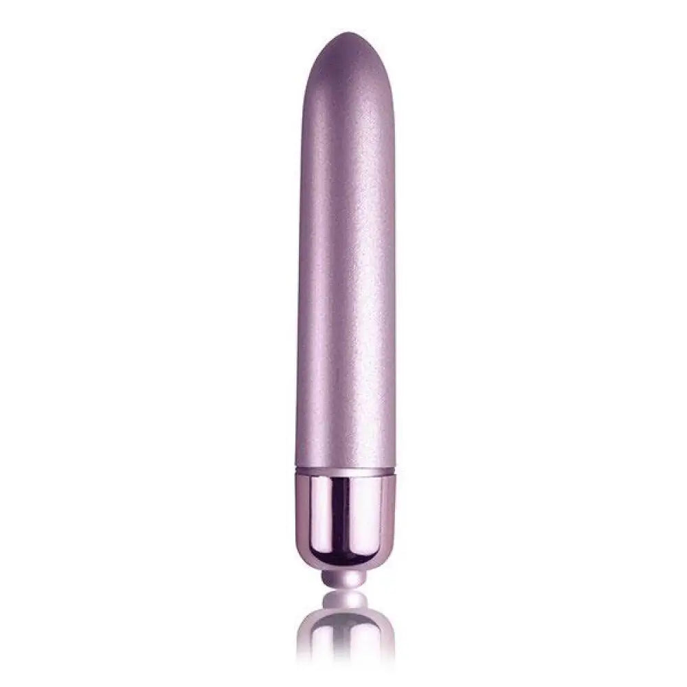 Rocks off purple waterproof mini bullet vibrator 10 function - peaches and screams