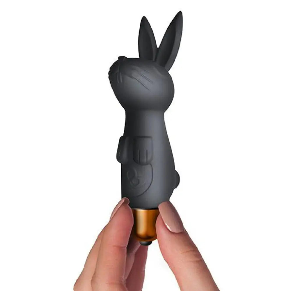 Rocks off silicone black 7 function waterproof vibrator kit - peaches and screams