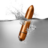 Rocks off silicone black 7 function waterproof vibrator kit - peaches and screams