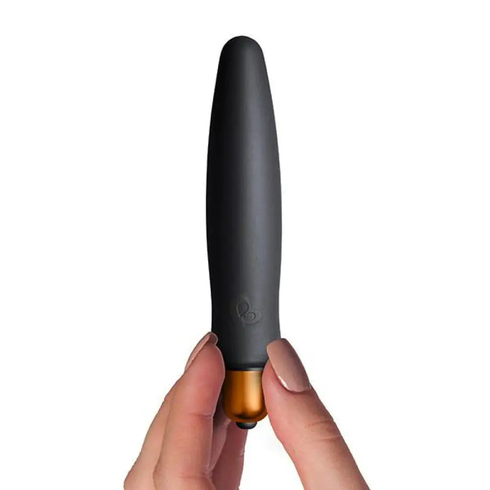 Rocks off silicone black 7 function waterproof vibrator kit - peaches and screams