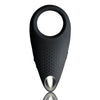 Rocks off silicone black rechargeable vibrating cock ring - peaches and screams