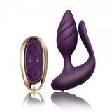 Rocks off silicone purple multi-speed g-spot vibrator - peaches and screams