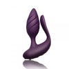 Rocks off silicone purple multi-speed g-spot vibrator - peaches and screams