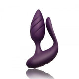 Rocks off silicone purple multi-speed g-spot vibrator - peaches and screams
