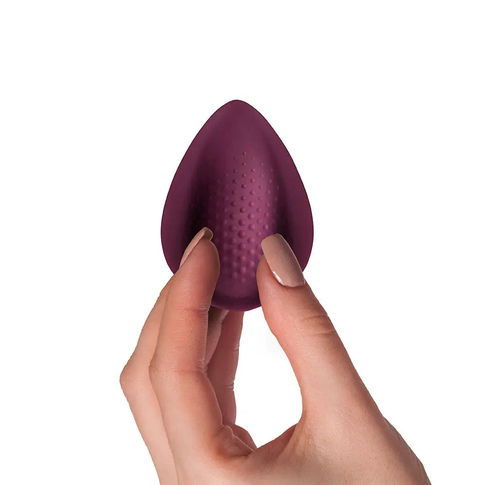 Rocks off silicone purple rechargeable mini discreet vibrator - peaches and screams