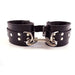 Rouge Garments Black Fur Wrist Cuffs with Adjustable Buckles - Peaches and Screams
