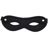 Rouge garments black open eye leather bondage mask - peaches and screams