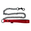 Rouge garments leather bondage collar with chain and hook - peaches and screams