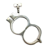 Rouge garments lockable wrist cuffs in stainless steel - peaches and screams