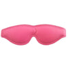 Rouge garments padded pink bondage blindfold with buckle - peaches and screams