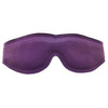 Rouge garments padded purple bondage blindfold with buckle - peaches and screams