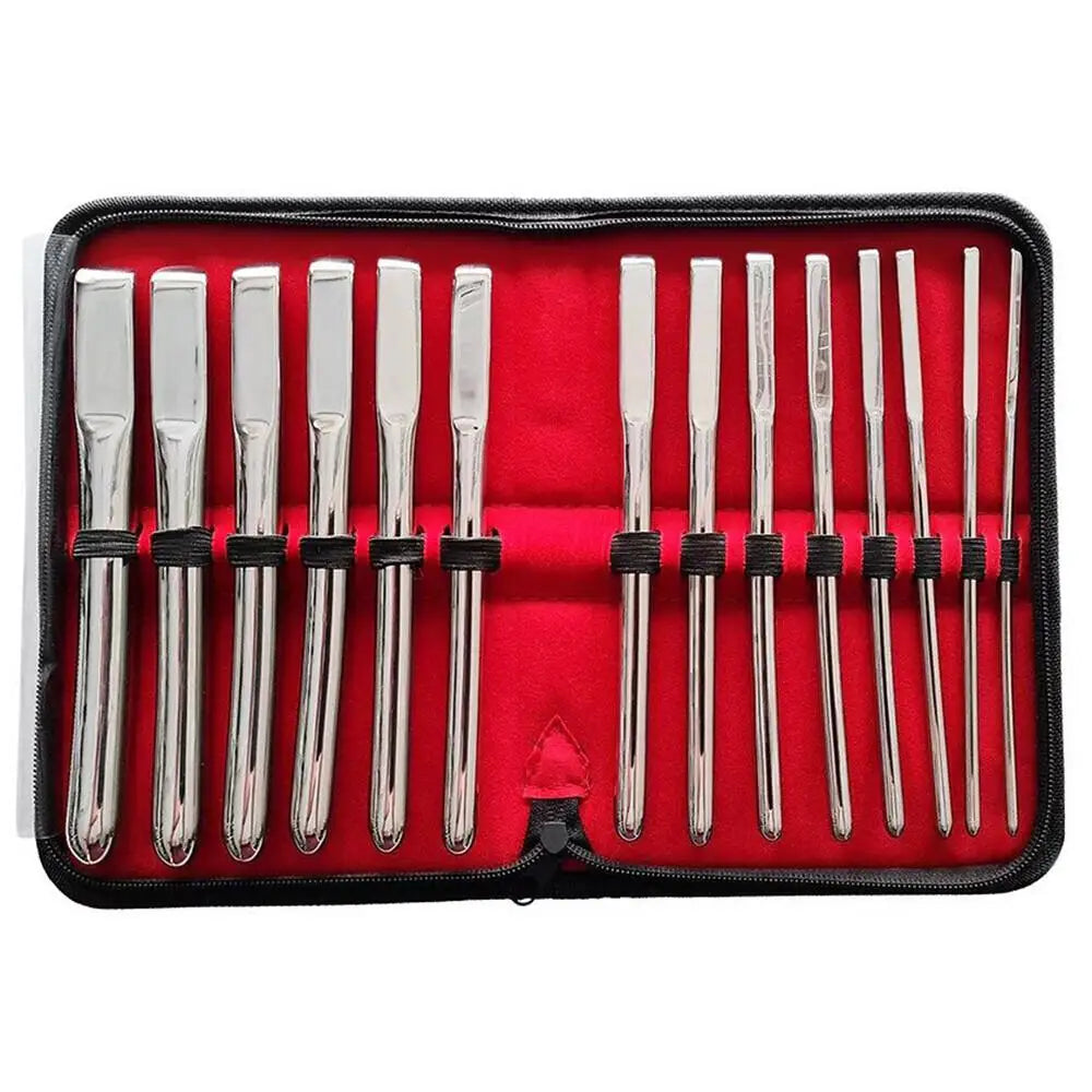 Rouge garments stainless steel 14 piece uterine dilator set - peaches and screams