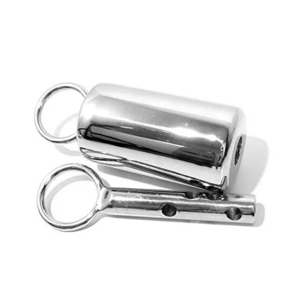 Rouge garments stainless steel bondage ice lock - peaches and screams