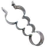 Rouge garments stainless steel heavy metal ankle binder - peaches and screams