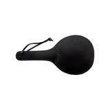 Rouge leather padded ping pong paddle for impact play - peaches and screams