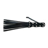 Rouge leather spiral paddle for impact play - peaches and screams