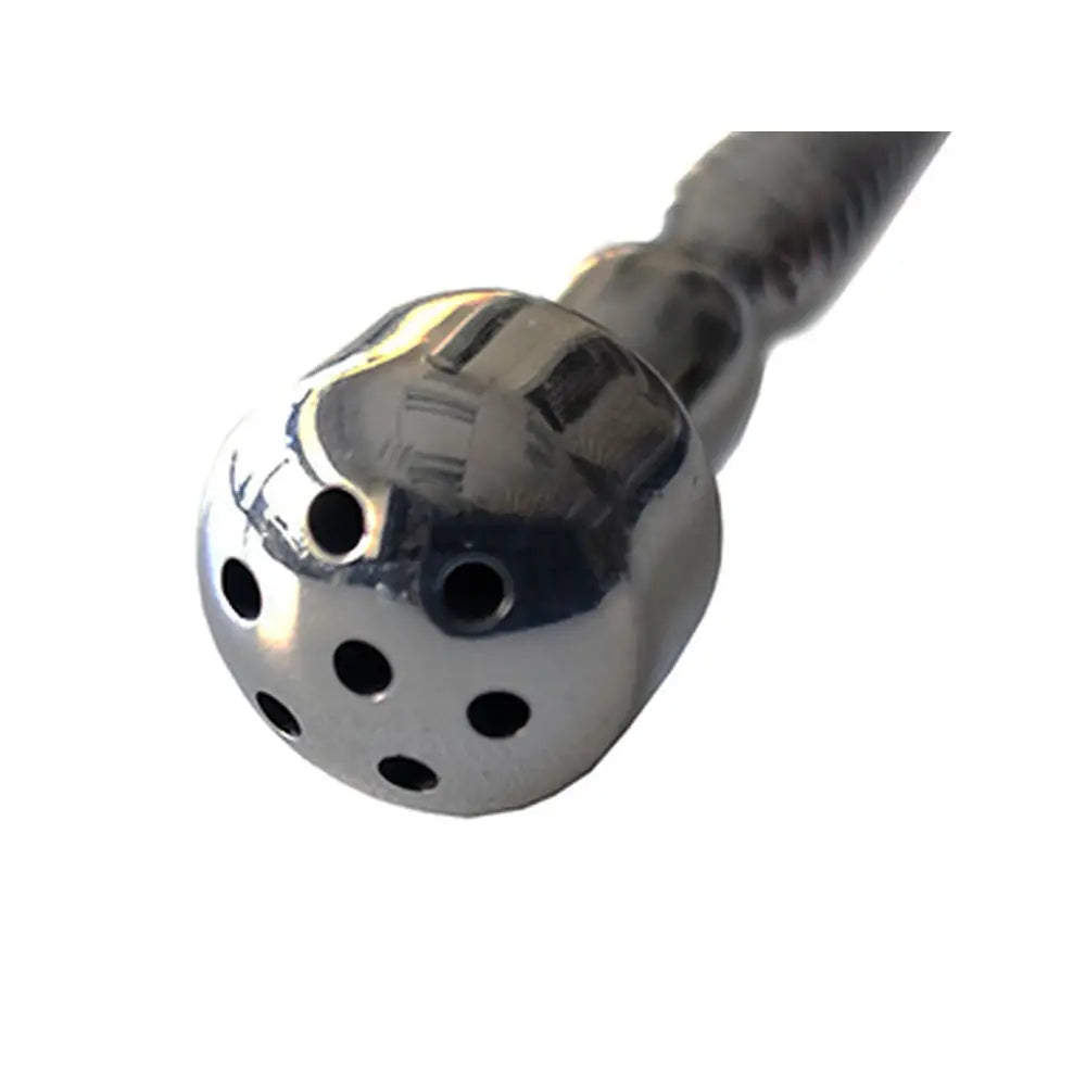 Rouge stainless steel shower penis plug 5mm hollow sound - peaches and screams