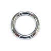 Rouge stainless steel silver 45mm round cock ring - peaches and screams