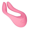 Satisfyer pro metal pink air pulse and vibration massager - peaches and screams