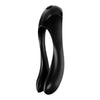 Satisfyer pro silicone black rechargeable mini vibrator - peaches and screams