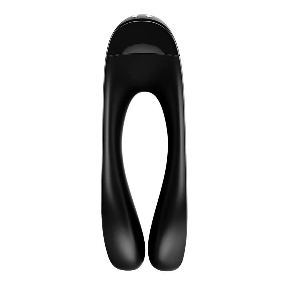 Satisfyer pro silicone black rechargeable mini vibrator - peaches and screams