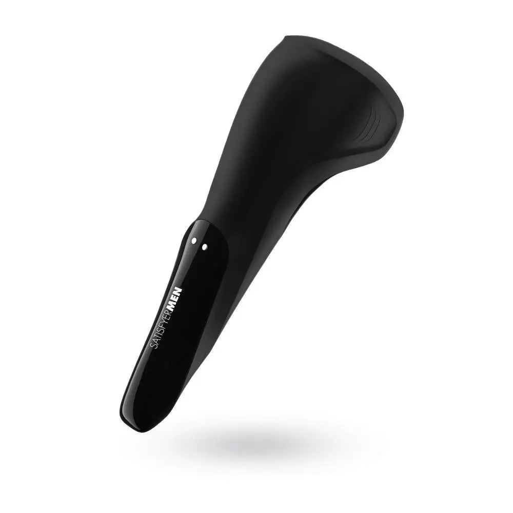 Satisfyer pro silicone black rechargeable wand vibrator - peaches and screams