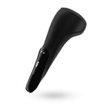 Satisfyer pro silicone black rechargeable wand vibrator - peaches and screams