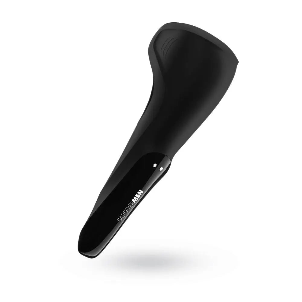 Satisfyer pro silicone black rechargeable wand vibrator - peaches and screams