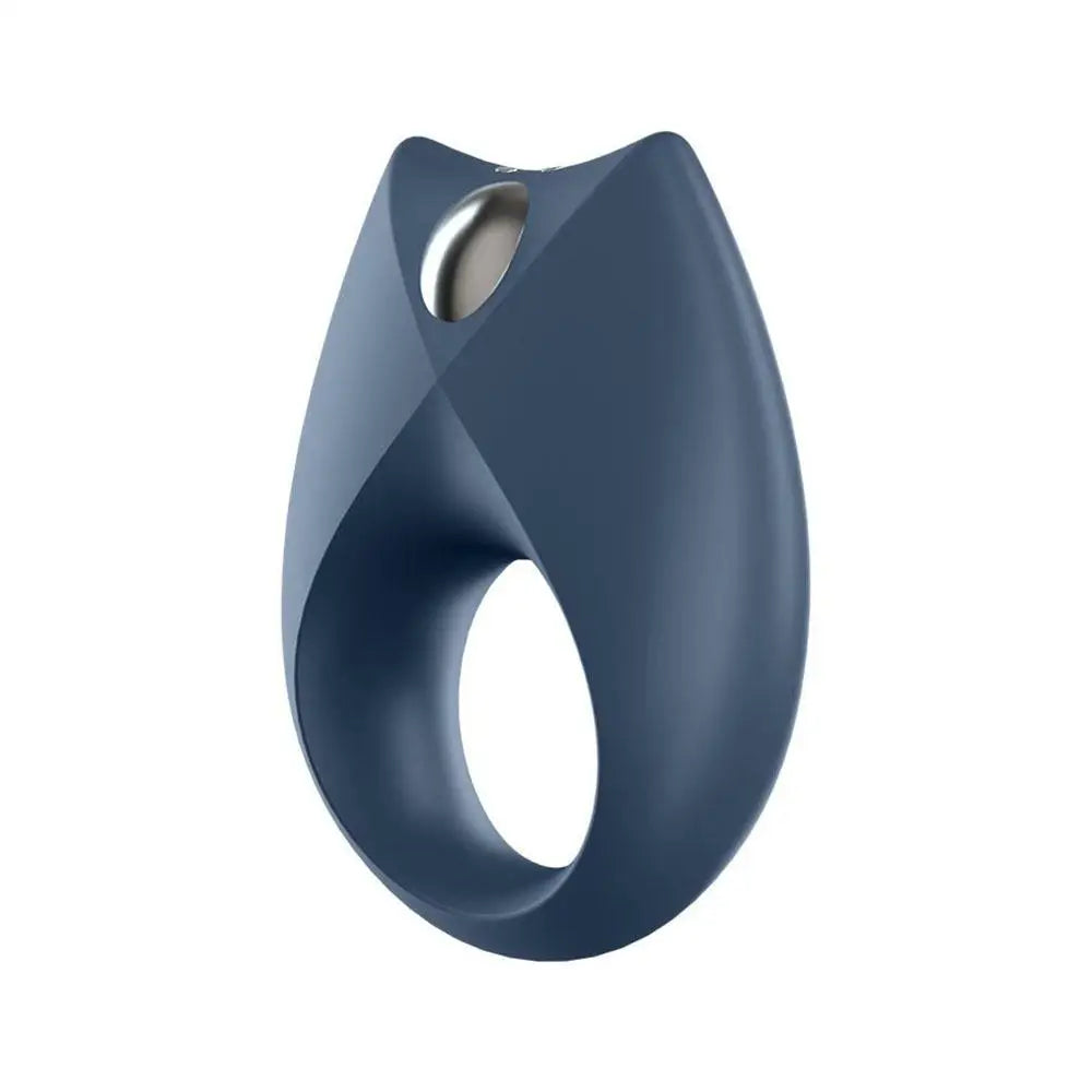 Satisfyer pro silicone blue app controlled vibrating cock ring - peaches and screams