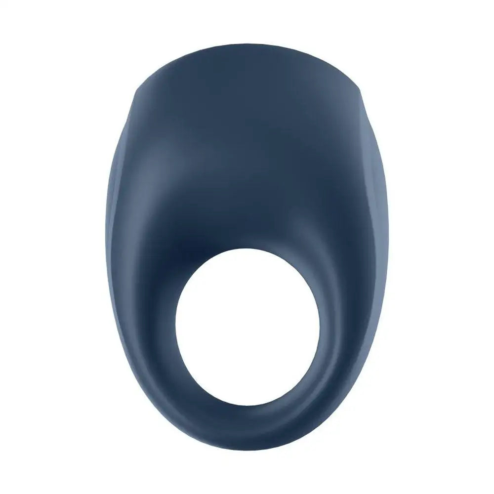 Satisfyer pro silicone blue app vibrating cock ring - peaches and screams