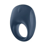 Satisfyer pro silicone blue app vibrating cock ring - peaches and screams