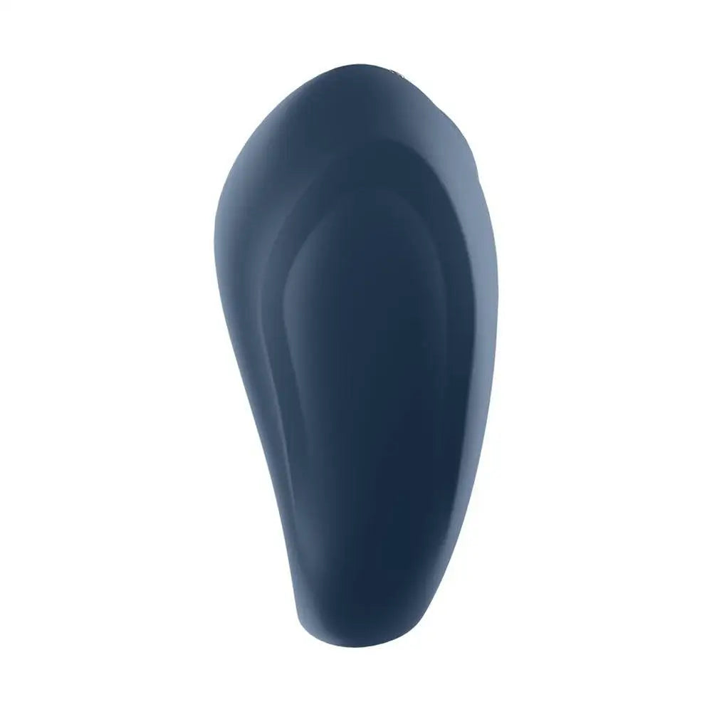 Satisfyer pro silicone blue app vibrating cock ring - peaches and screams