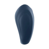 Satisfyer pro silicone blue app vibrating cock ring - peaches and screams