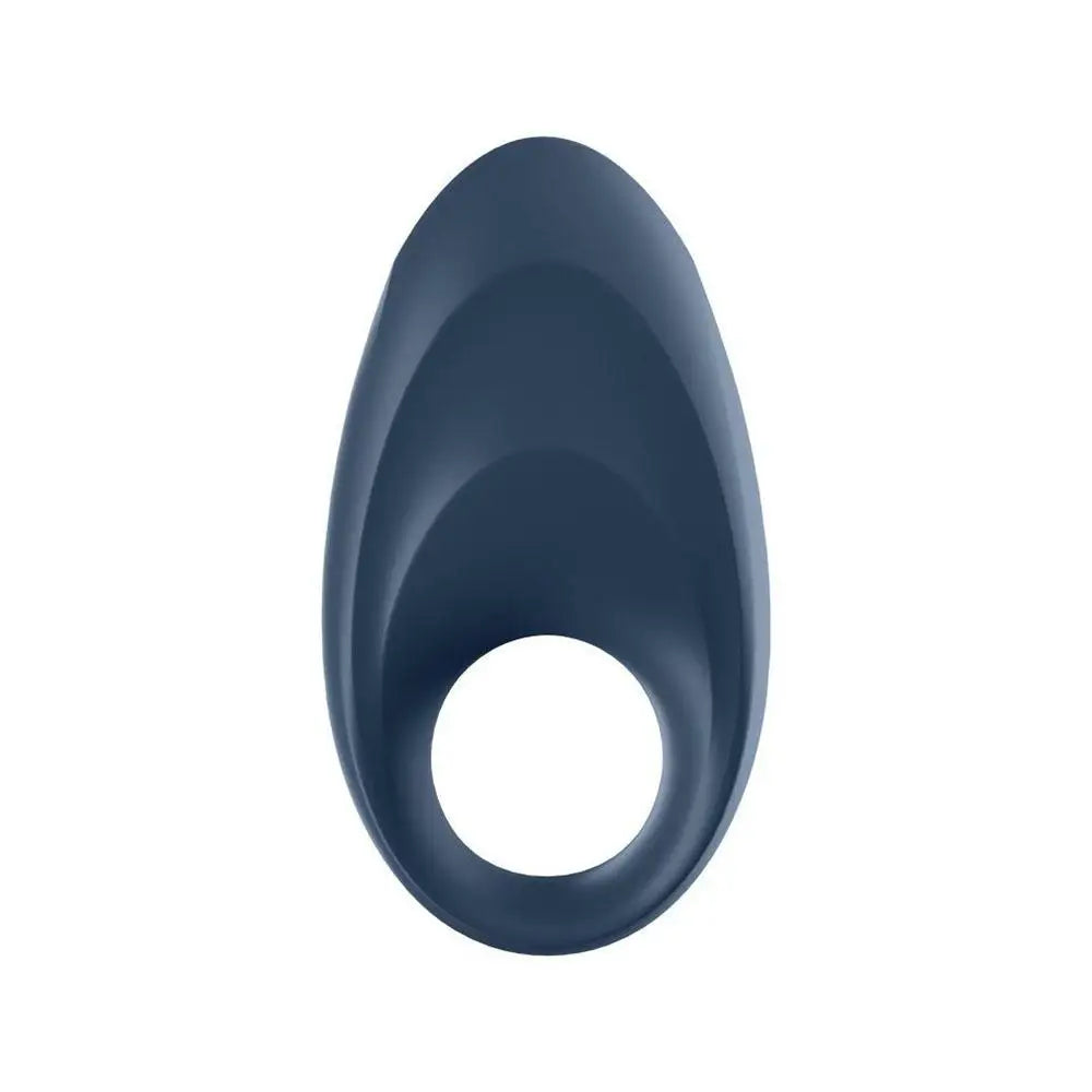 Satisfyer pro silicone blue rechargeable vibrating cock ring - peaches and screams