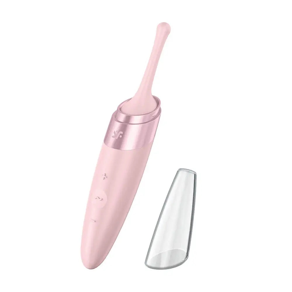 Satisfyer Pro Silicone Pink Rechargeable Bendable Clit Stimulator - Peaches and Screams
