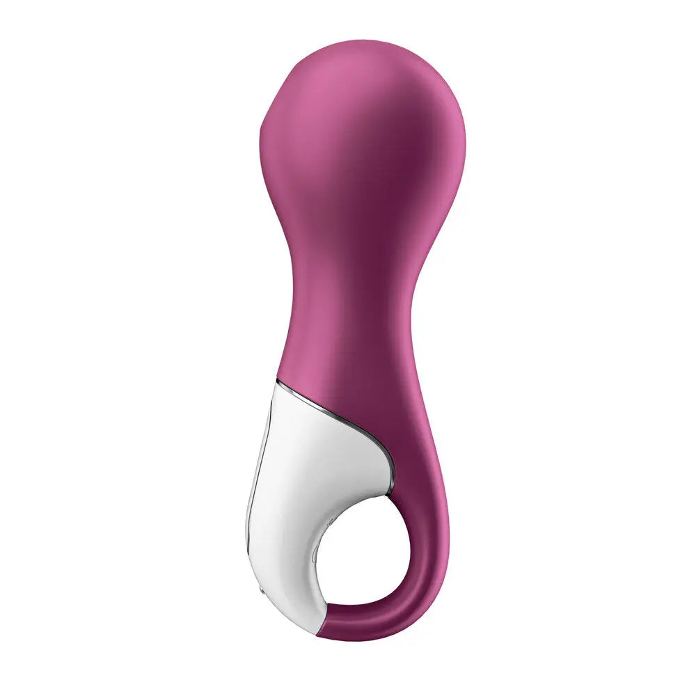 Satisfyer pro silicone red rechargeable clitoral vibrator - peaches and screams