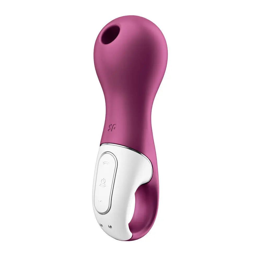 Satisfyer pro silicone red rechargeable clitoral vibrator - peaches and screams