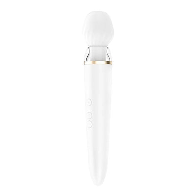 Satisfyer Pro Silicone White App-controlled Double Wand - Peaches and Screams