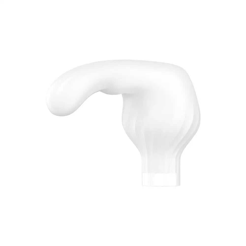 Satisfyer pro silicone white app controlled double wand - peaches and screams