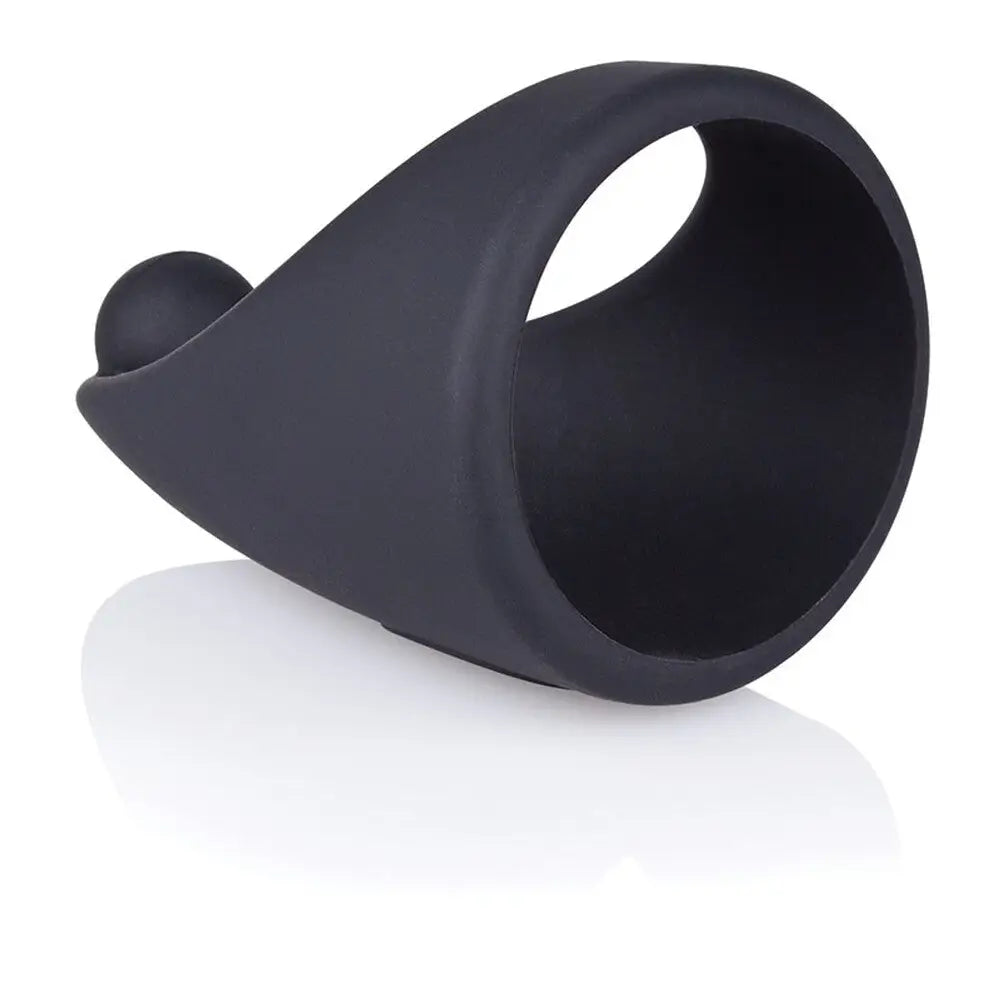 Screaming o silicone black sling 3 inch cock ring - peaches and screams