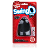 Screaming o silicone black sling 3 inch cock ring - peaches and screams