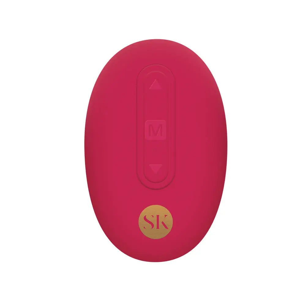 Secret kisses remote floret vibrating butt plug - peaches and screams