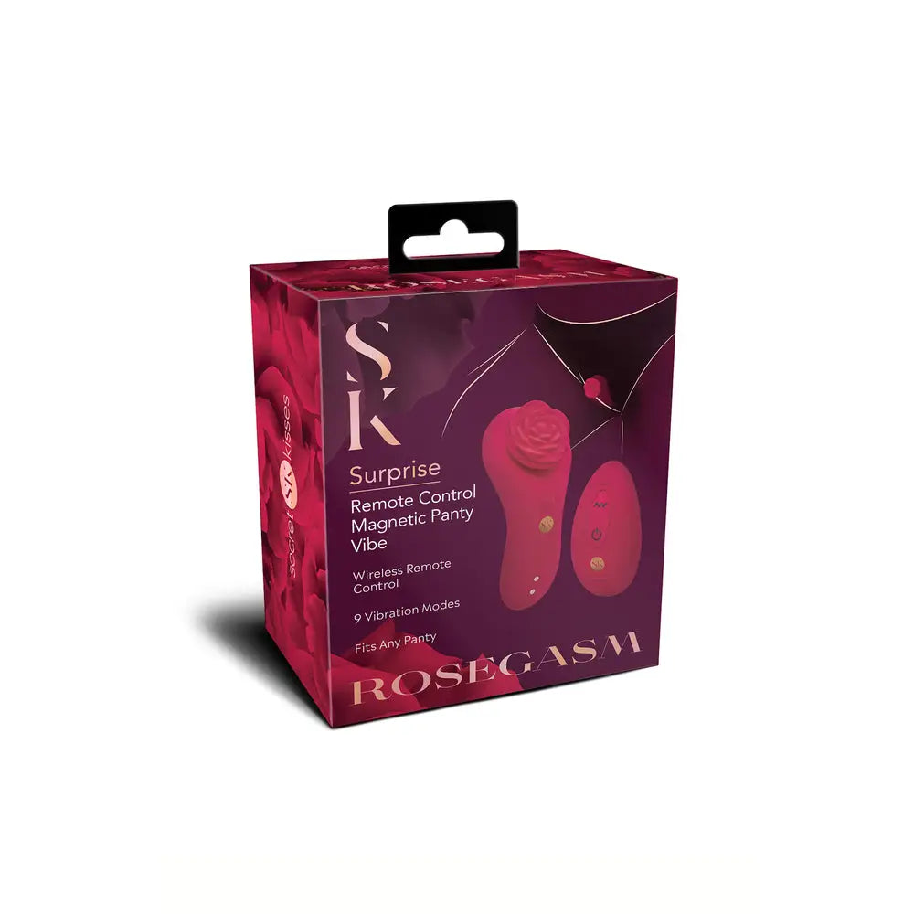 Secret kisses rosegasm rose surprise remote panty vibe - peaches and screams