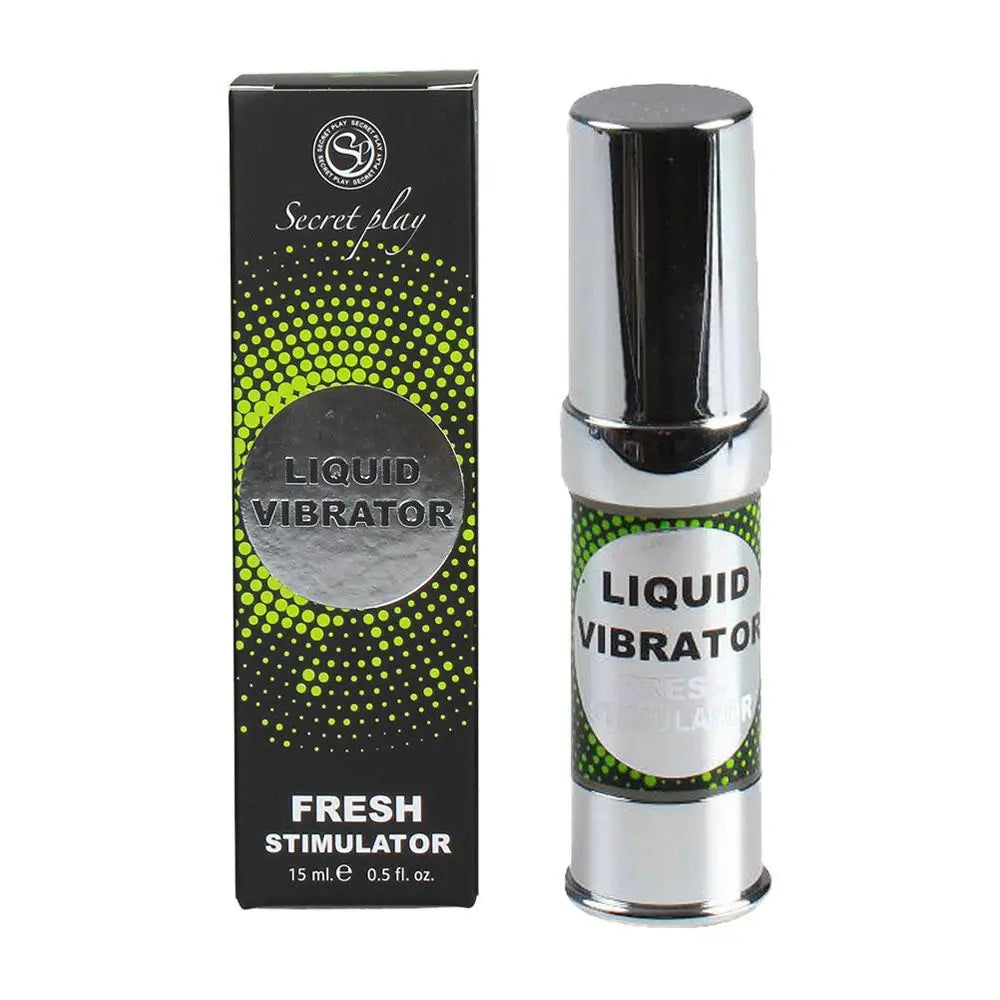 Secret play liquid vibrator unisex fresh gel 15ml - peaches and screams