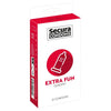 Secura condoms 12 pack extra fun textured latex protection - peaches and screams